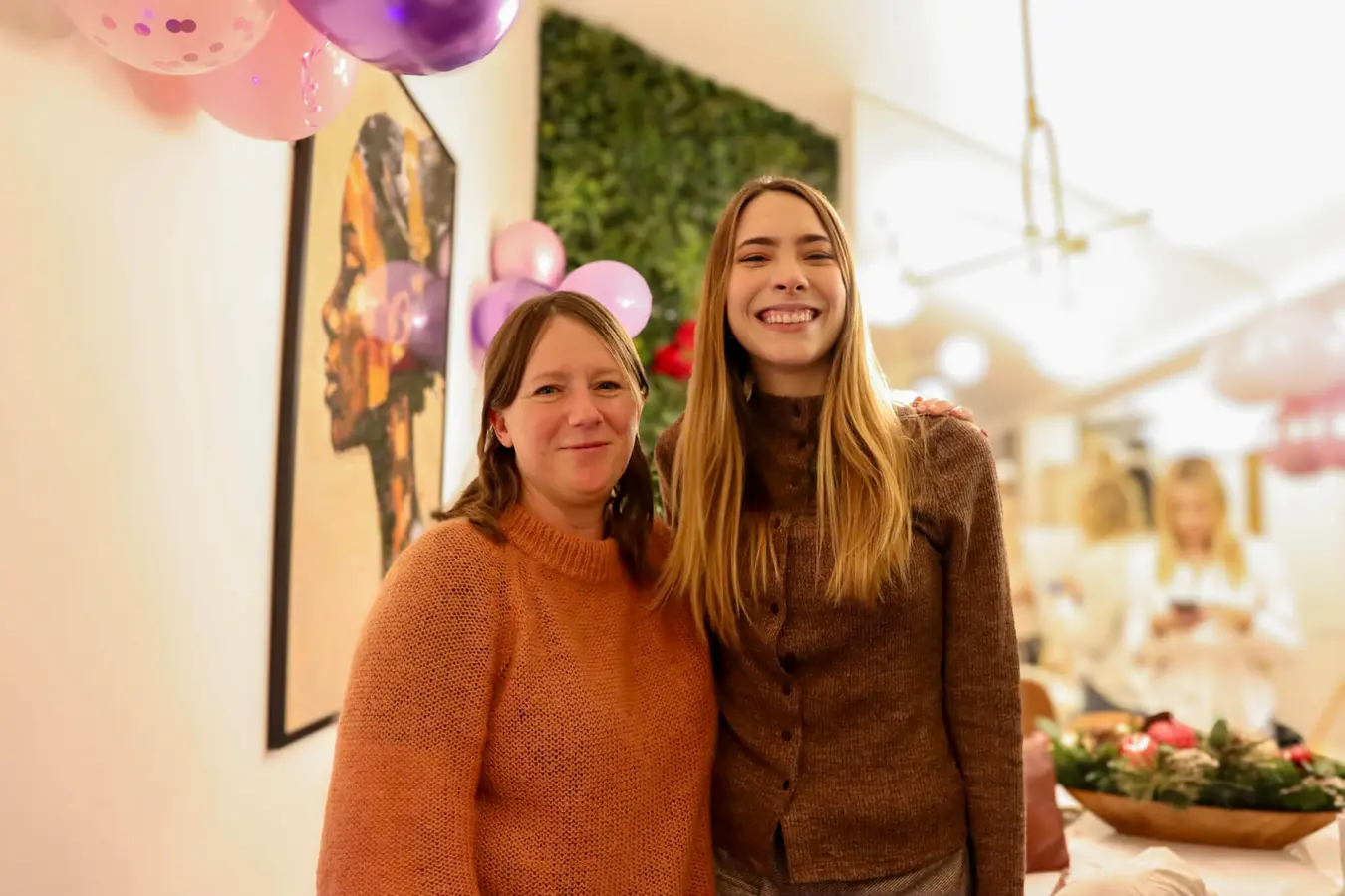 Women meeting at Delphi's London flatshare community launch party