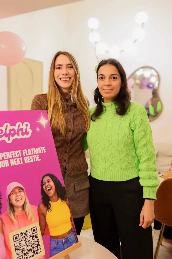 Women meeting at Delphi's London flatshare community launch party