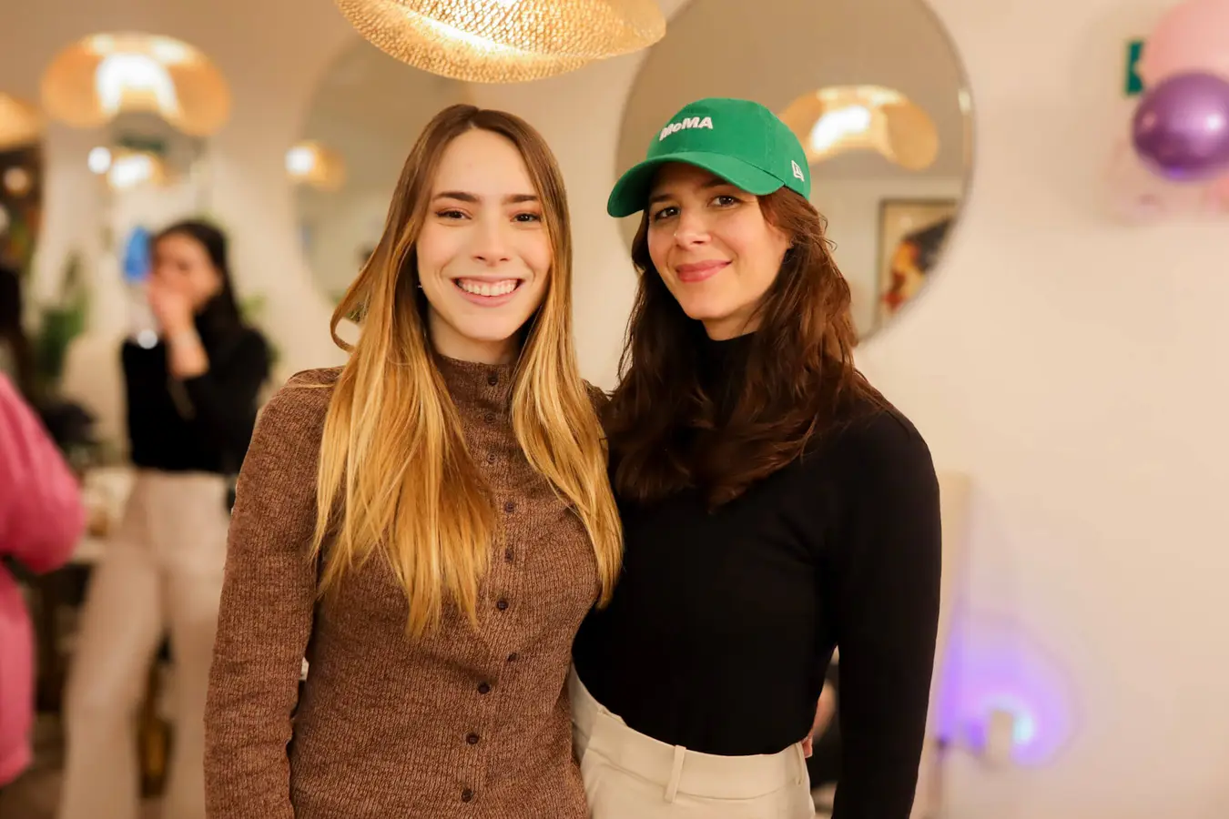 Women meeting at Delphi's London flatshare community launch party