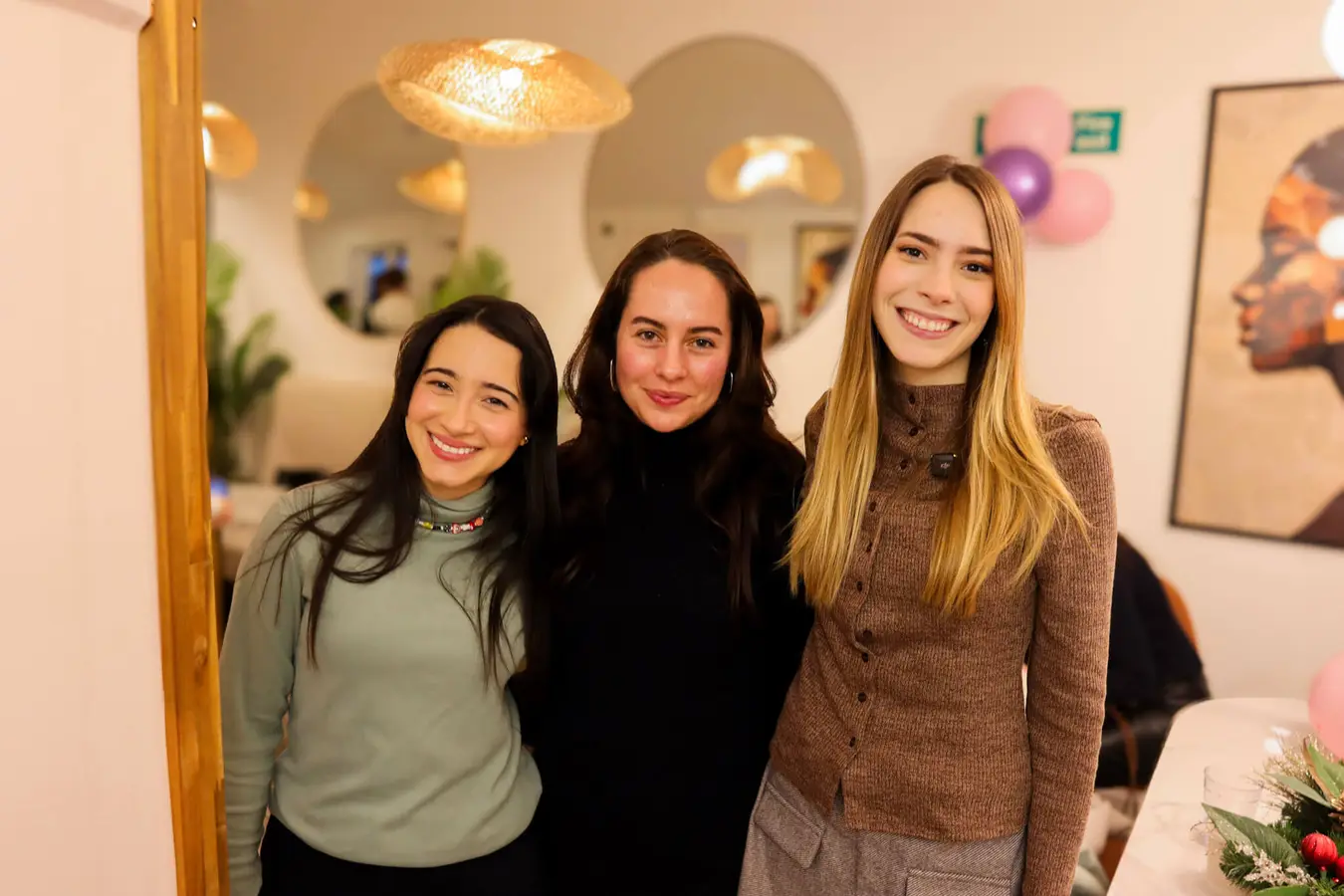 Women meeting at Delphi's London flatshare community launch party